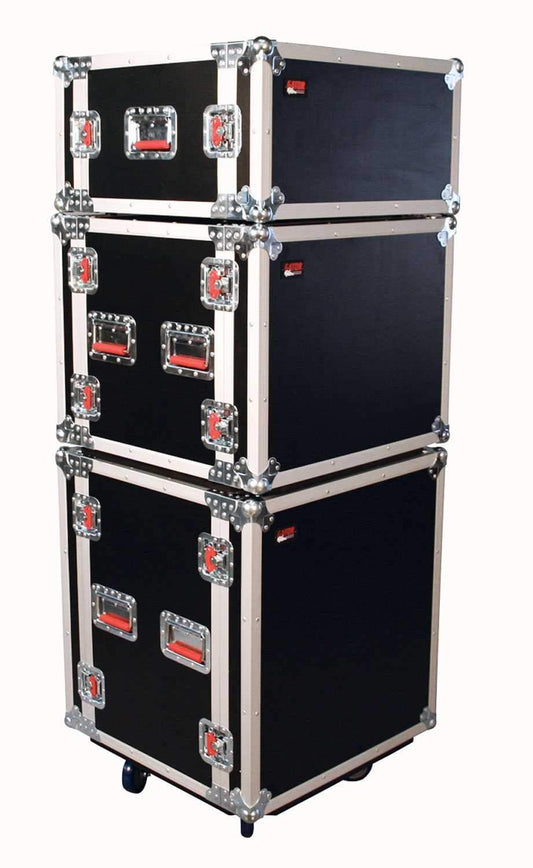 Gator 8U Shock Audio Road Rack Case with Casters - ProSound and Stage Lighting