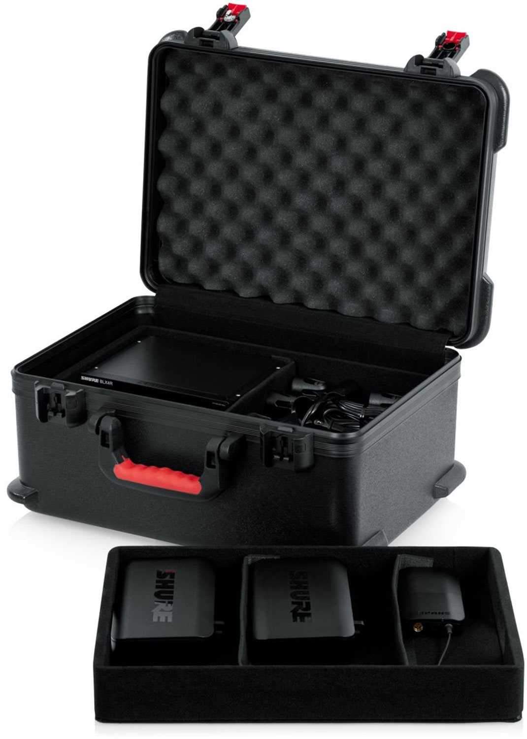 Gator GTSA-MICW7 Molded Case for 7 Wireless Mics - ProSound and Stage Lighting
