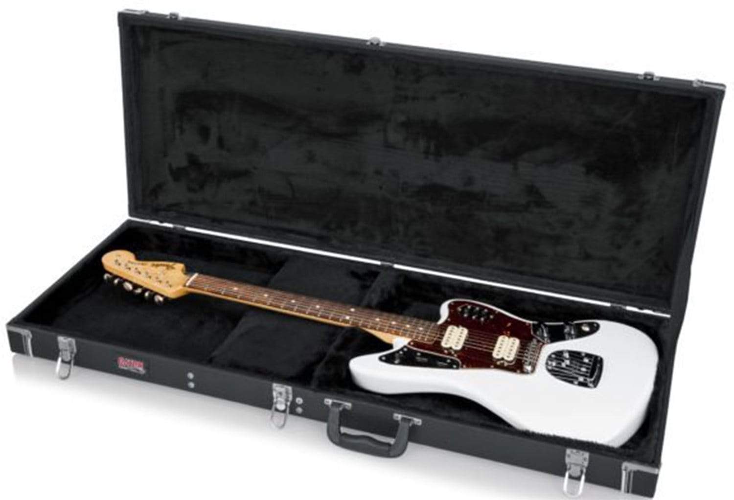 Gator GWJAG Jaguar Style Guitar Deluxe Wood Case - ProSound and Stage Lighting