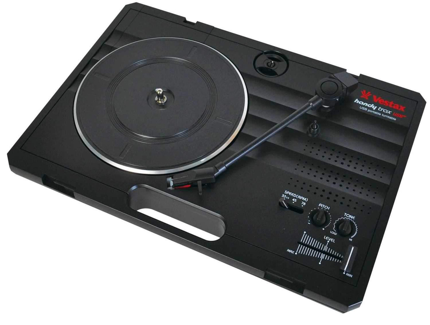 Vestax HANDY TRAX USB Blk - Portable USB Turntable - ProSound and Stage Lighting