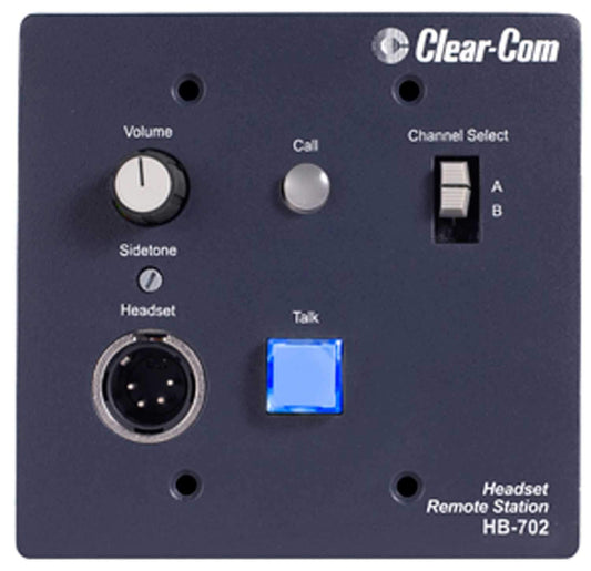 Clear-Com 2-Channel Flush-Mount Headset Station - ProSound and Stage Lighting