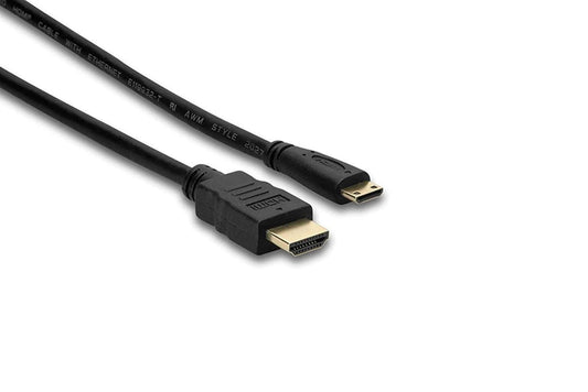 Hosa HDMC-406 HDMI to Mini Cable with Ethernet 6 Ft - PSSL ProSound and Stage Lighting