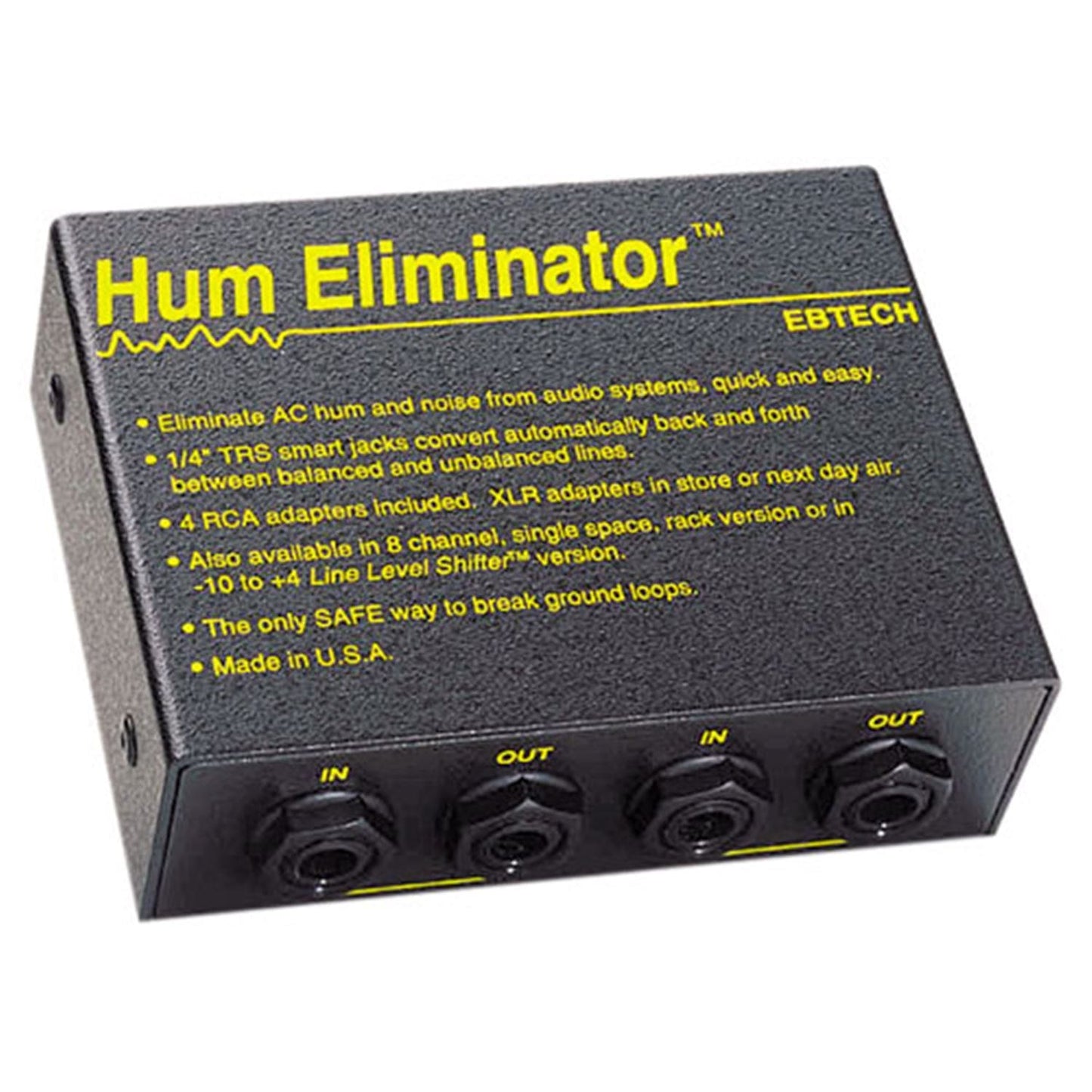 Ebtech HE-2 2-Channel Hum Eliminator - PSSL ProSound and Stage Lighting