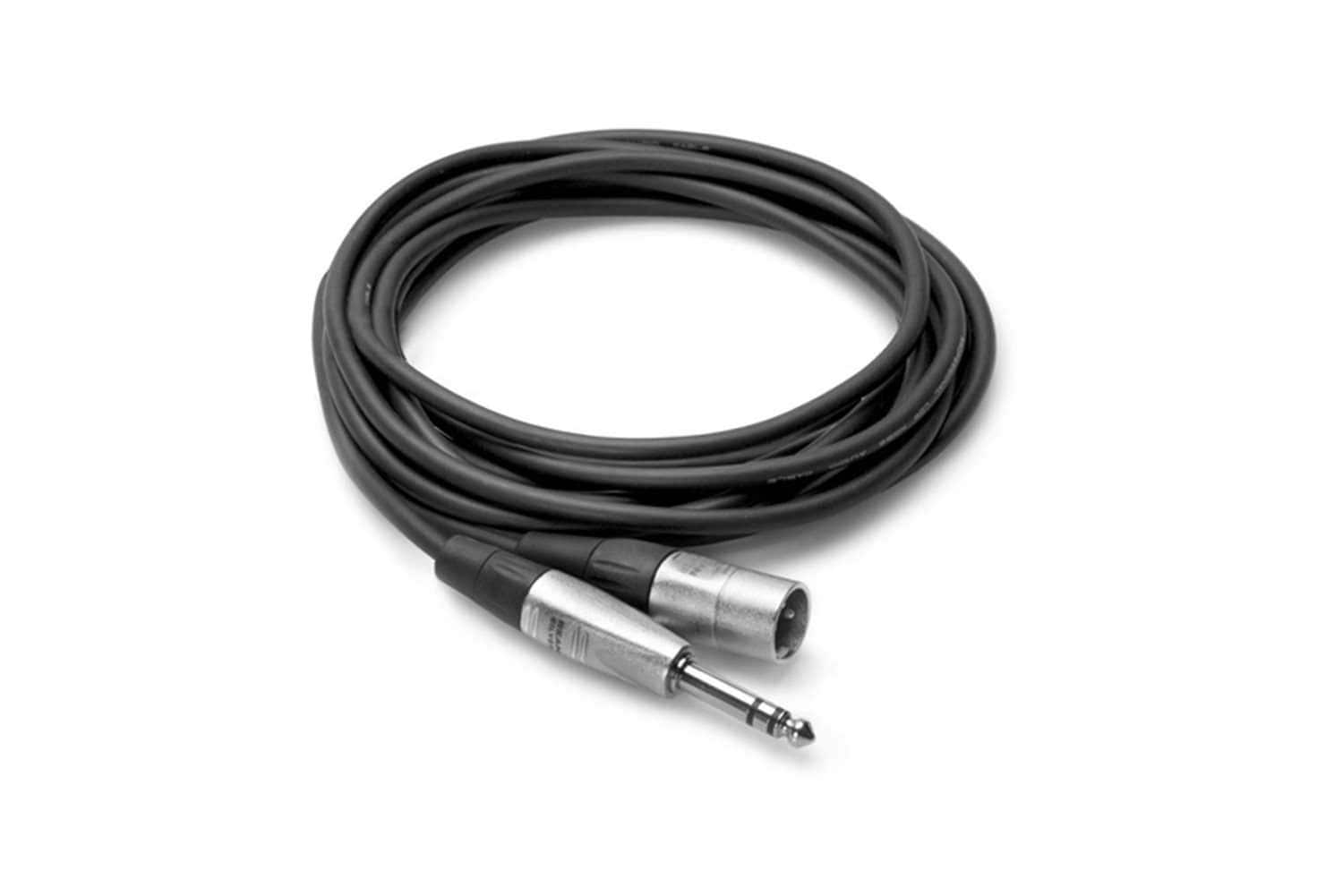 Hosa HSX-001.5 1.5 Ft Interconnect 1/4-Inch TRS to XLR M Cable - PSSL ProSound and Stage Lighting