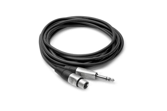 Hosa HXS-015 Interconnect XLR F to 1/4 TRS 15 ft - PSSL ProSound and Stage Lighting