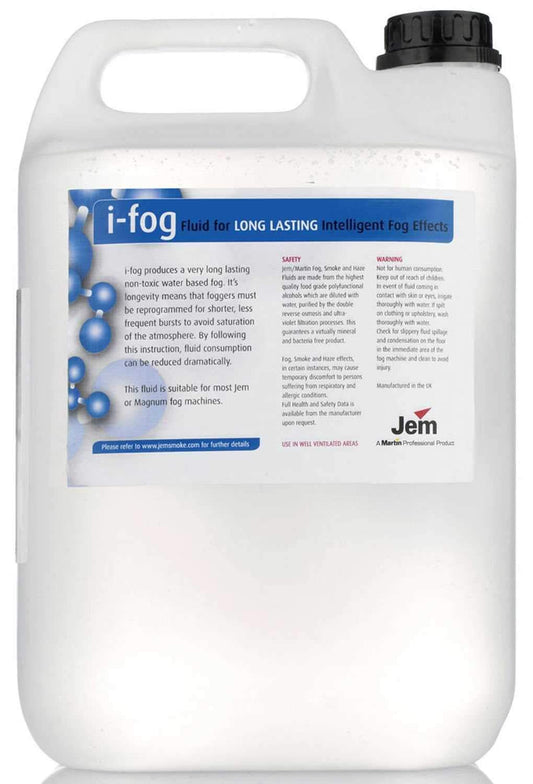 Martin i-Fog Long Lasting Fog Fluid 9.5L/2.5 gal - PSSL ProSound and Stage Lighting