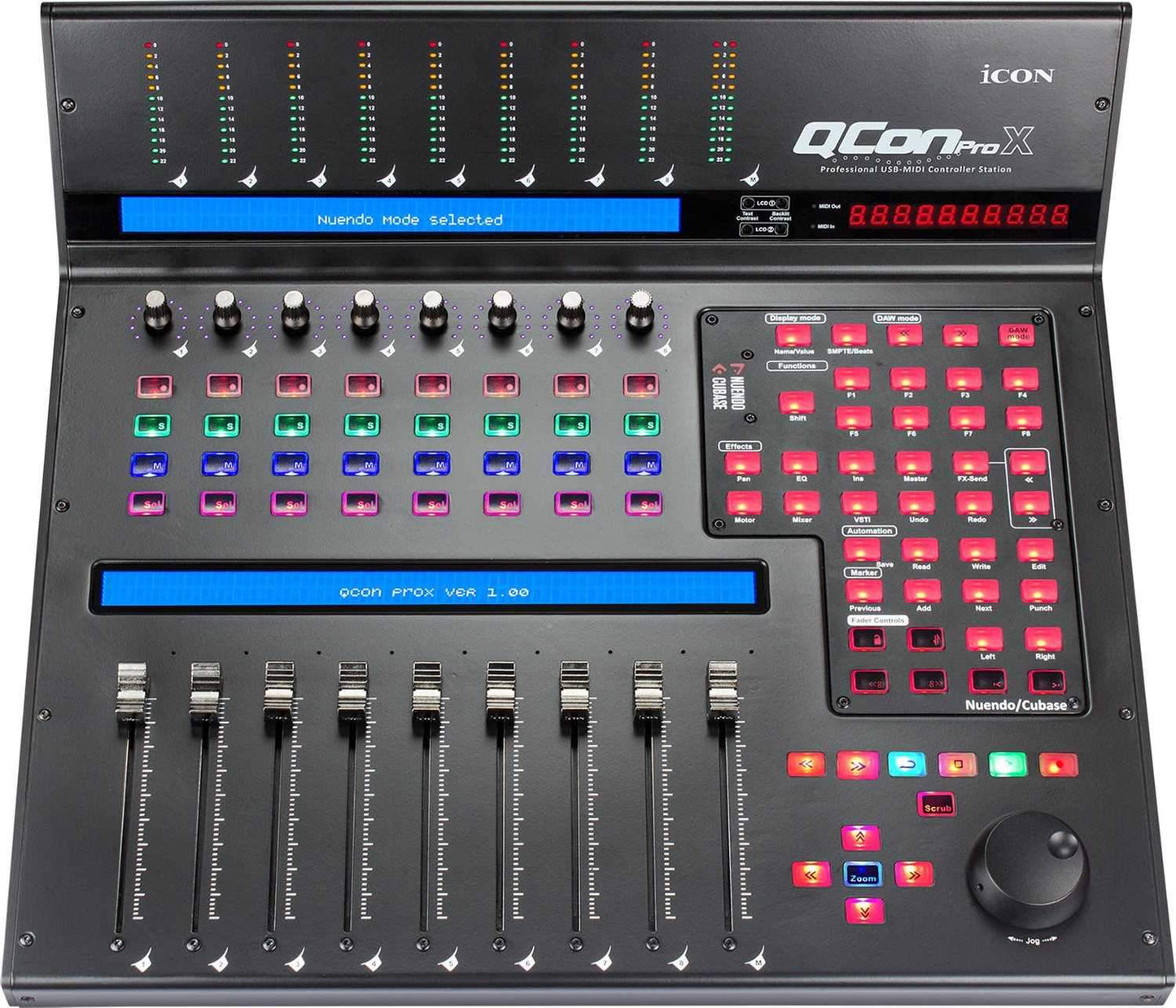 Icon QCon Pro X DAW Control Surface with Motorized Faders - PSSL ProSound and Stage Lighting