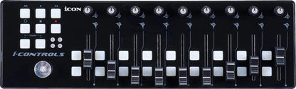 Icon i-Controls Portable 9-Fader MIDI Controller - PSSL ProSound and Stage Lighting
