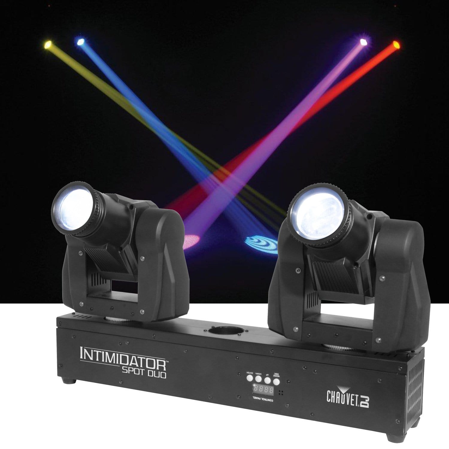 Chauvet Intimidator Spot Duo Dual Moving LED Light - PSSL ProSound and Stage Lighting