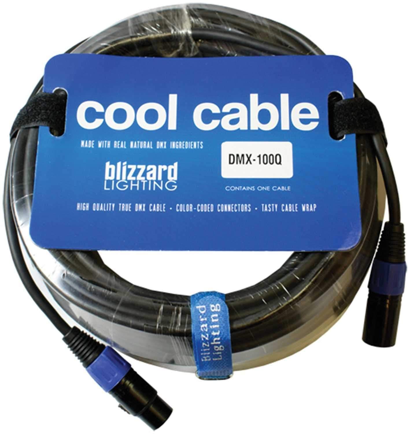 Blizzard IP DMX 100Q 100' 3-Pin IP Rated DMX Cable - PSSL ProSound and Stage Lighting