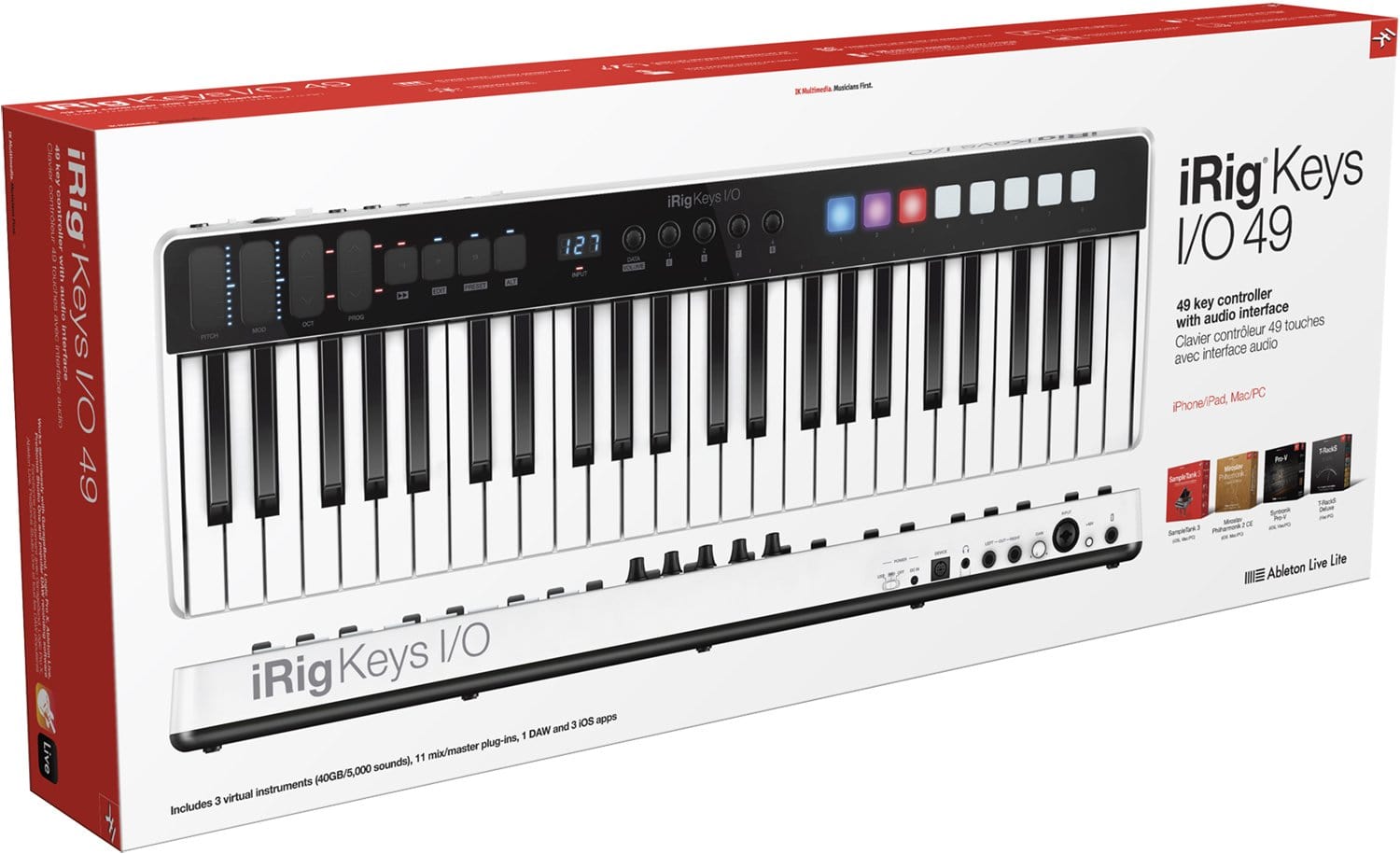 IK Multimedia iRig Keys I/O 49 49-Key Keyboard/Instrument