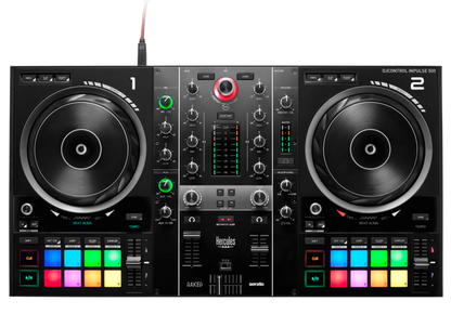 Hercules Inpulse 500 2-Channel DJ Controller with Serato - PSSL ProSound and Stage Lighting