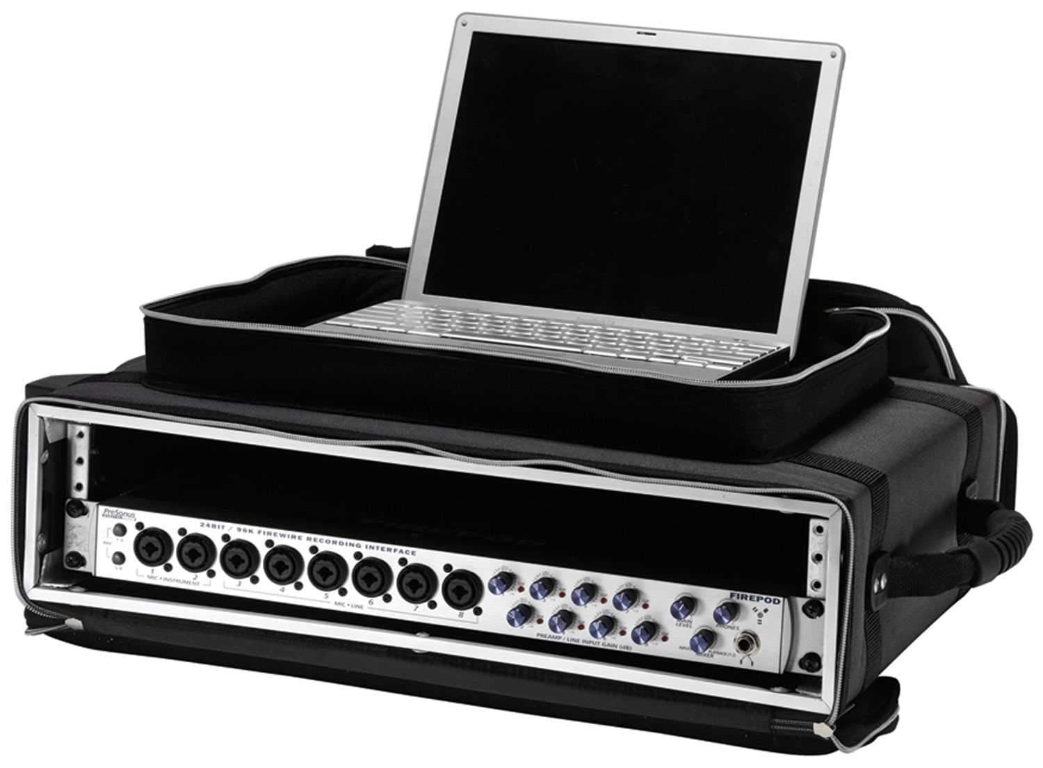 Kaces KPRC-2W 2 Space Rack-mount Gig Bag with Wheels - PSSL ProSound and Stage Lighting
