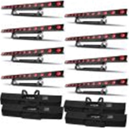 Chauvet COLORband T3 BT RGB LED Strip Light 8-Pack with Bags - PSSL ProSound and Stage Lighting