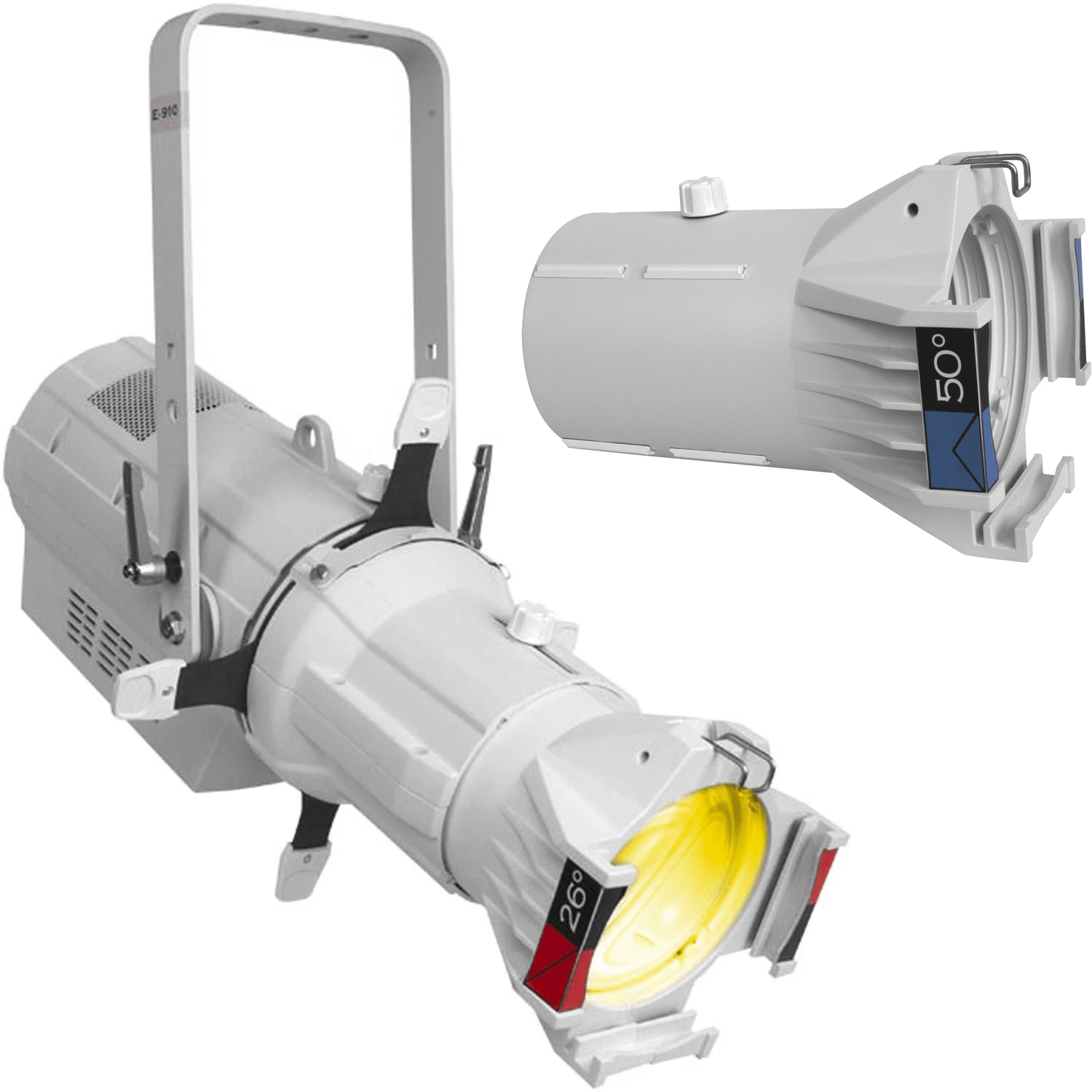 Chauvet Ovation E-910FC White LED Ellipsoidal Light with 50-degree HD Lens - PSSL ProSound and Stage Lighting