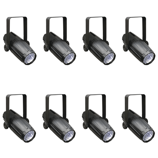 Chauvet LED Pinspot 2 Compact 3W White LED Light 8-Pack - PSSL ProSound and Stage Lighting