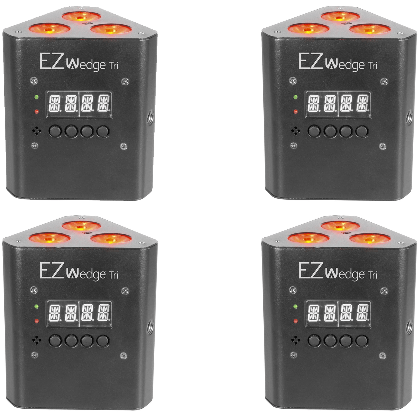 Chauvet EZWedge Tri RGB Battery Wash Light 4-Pack - PSSL ProSound and Stage Lighting
