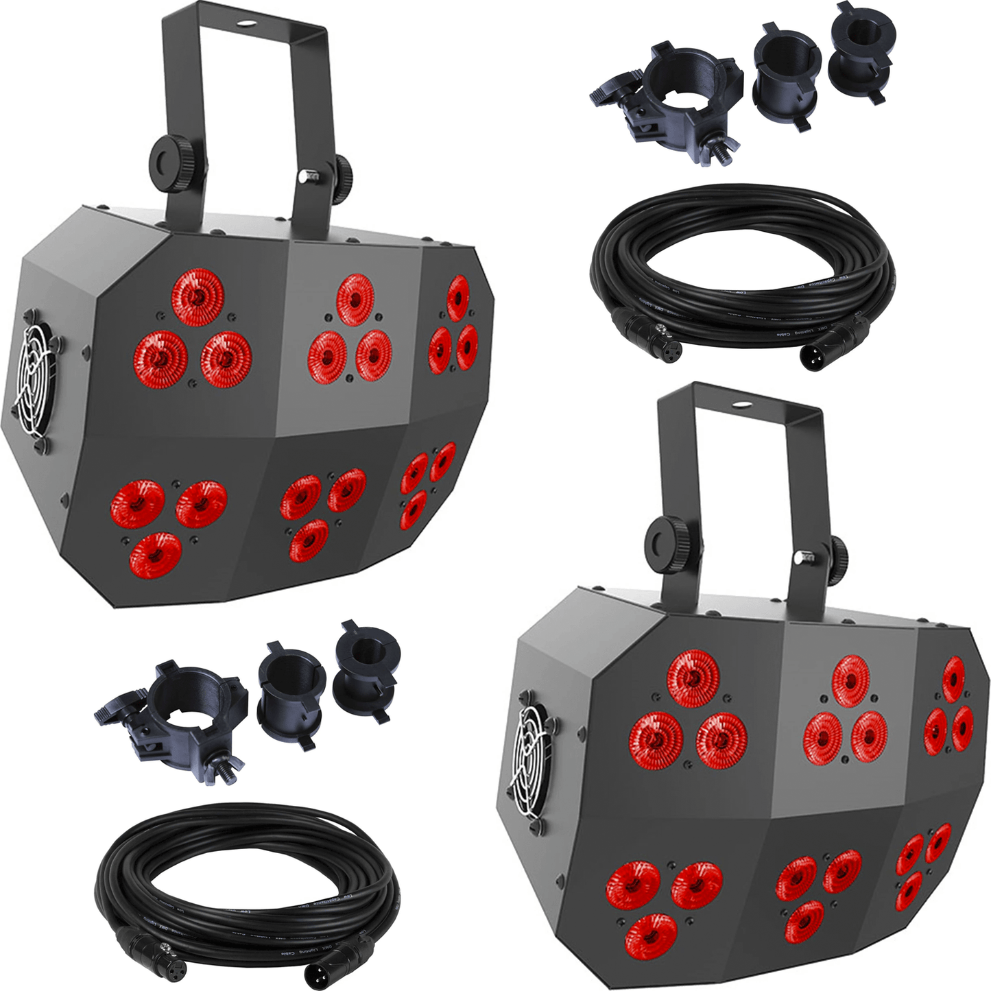 Chauvet Wash FX2 LED Light 2-Pack with Accessories - PSSL ProSound and Stage Lighting