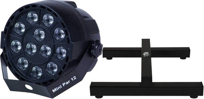 Solena Mini Par 12 DMX RGBW LED Light with Floor Stand - PSSL ProSound and Stage Lighting