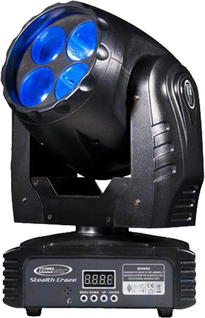 Eliminator Stealth Craze Moving Head Light 2 Pack with Bag - PSSL ProSound and Stage Lighting