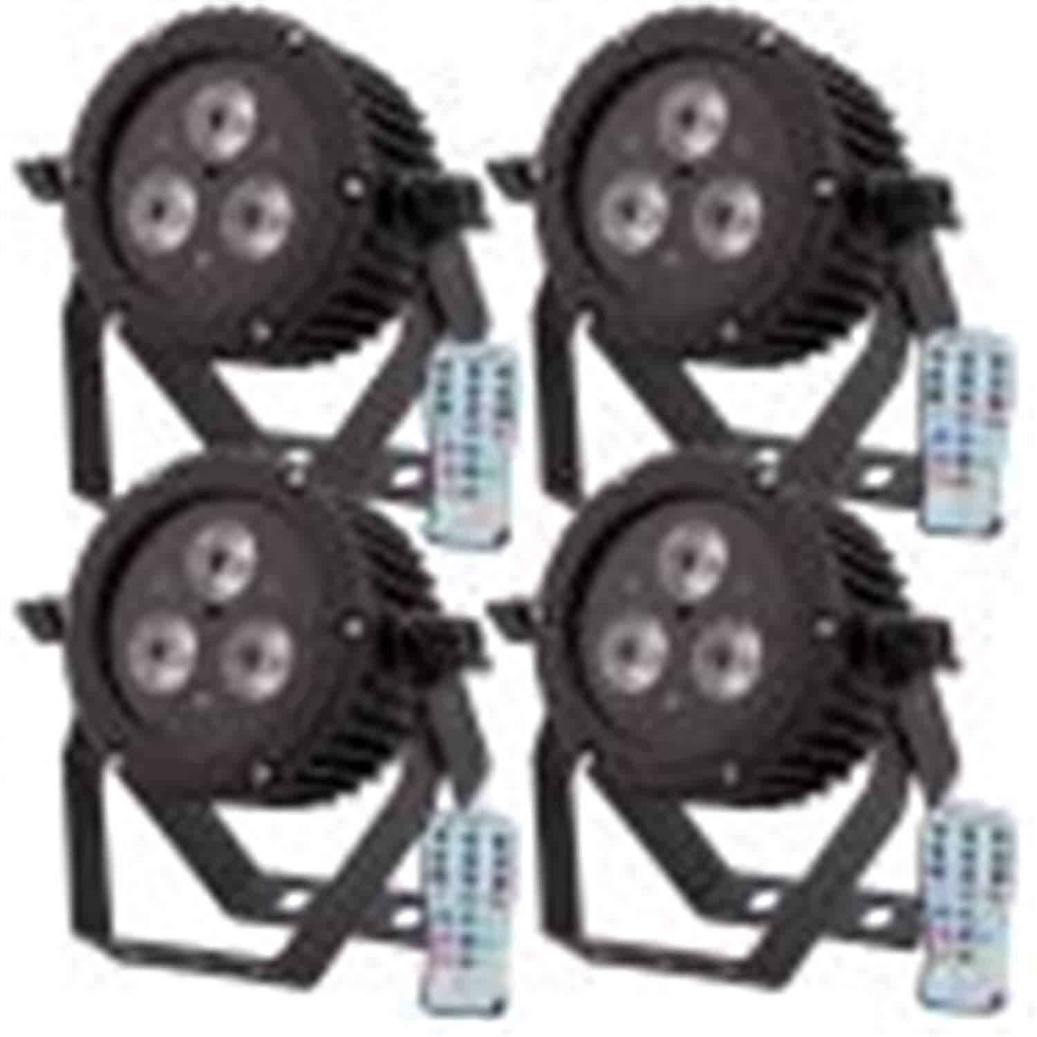 Epsilon TrimPar 3VR RGBWA 30-Watt LED Wash Light 4-Pack - PSSL ProSound and Stage Lighting