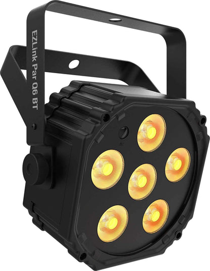 Chauvet EZlink Par Q6 BT Wash Light 4-Pack with Battery-Powered Footswitch - PSSL ProSound and Stage Lighting