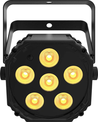 Chauvet EZlink Par Q6 BT Wash Light 4-Pack with Battery-Powered Footswitch - PSSL ProSound and Stage Lighting