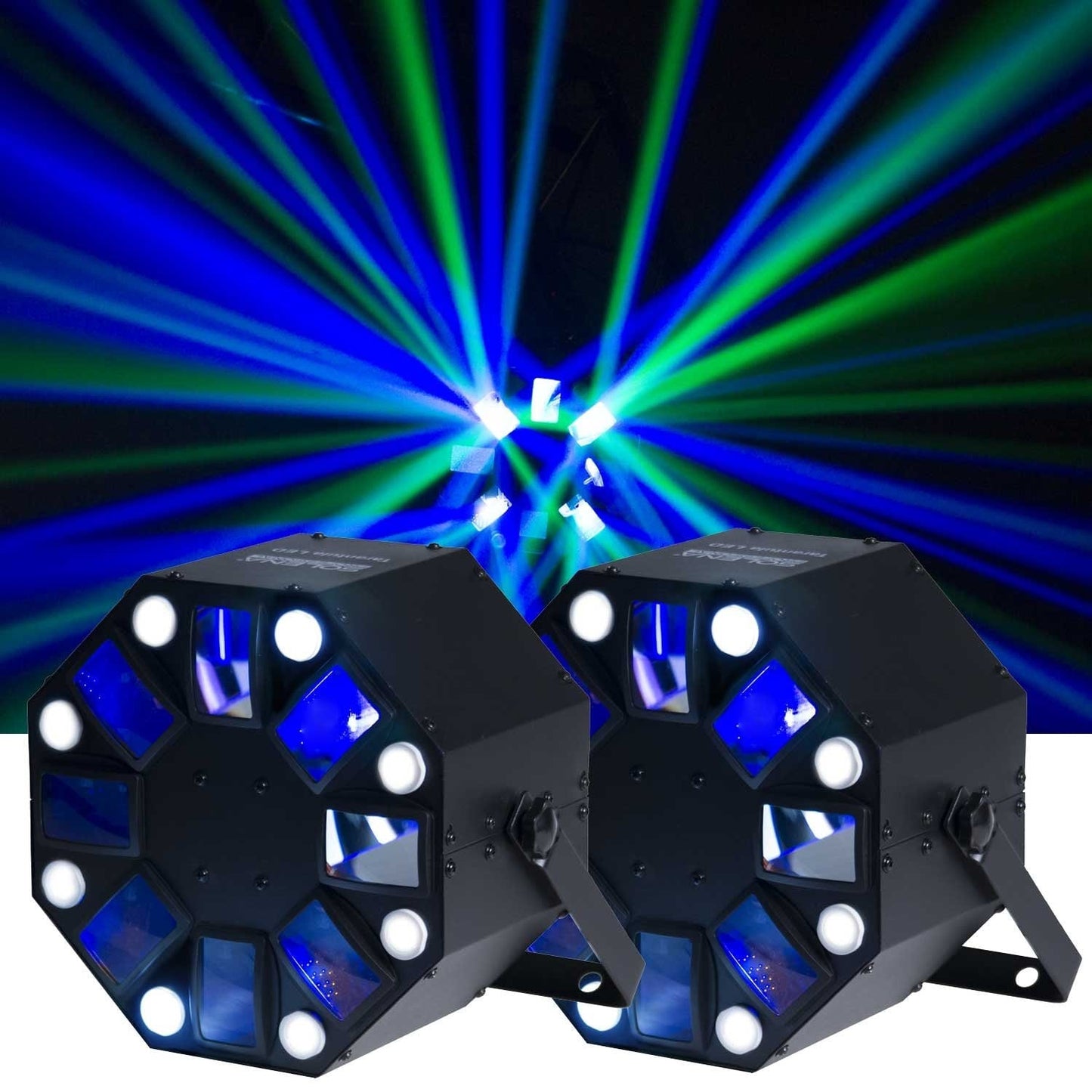 Solena Tarantula LED RGBWA 2-in-1 Effect Light 2-Pack - PSSL ProSound and Stage Lighting