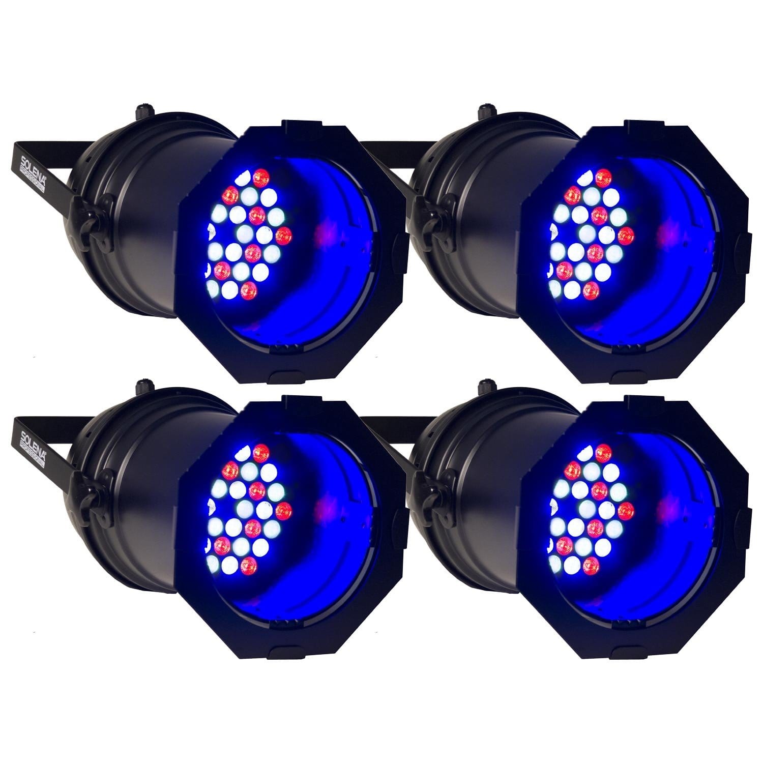 Solena Max Can 144 Quad 36x4-Watt RGBW LED 4 Pack - PSSL ProSound and Stage Lighting