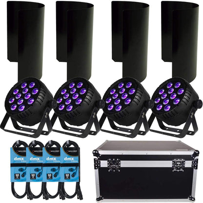 Blizzard LB Par Hex LED Complete Mobile Light Package with Case - PSSL ProSound and Stage Lighting