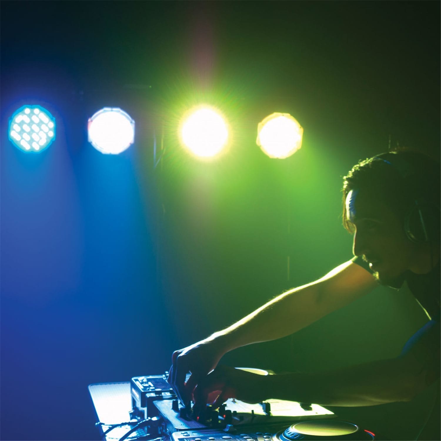 ADJ American DJ Jelly Par Profile RGB LED Wash Light 4 Pack - PSSL ProSound and Stage Lighting