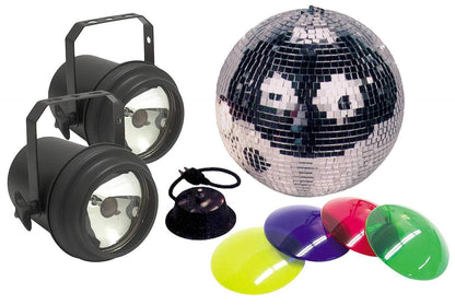 Chuavet Funfetti and 12-Inch Mirror Ball Package - PSSL ProSound and Stage Lighting