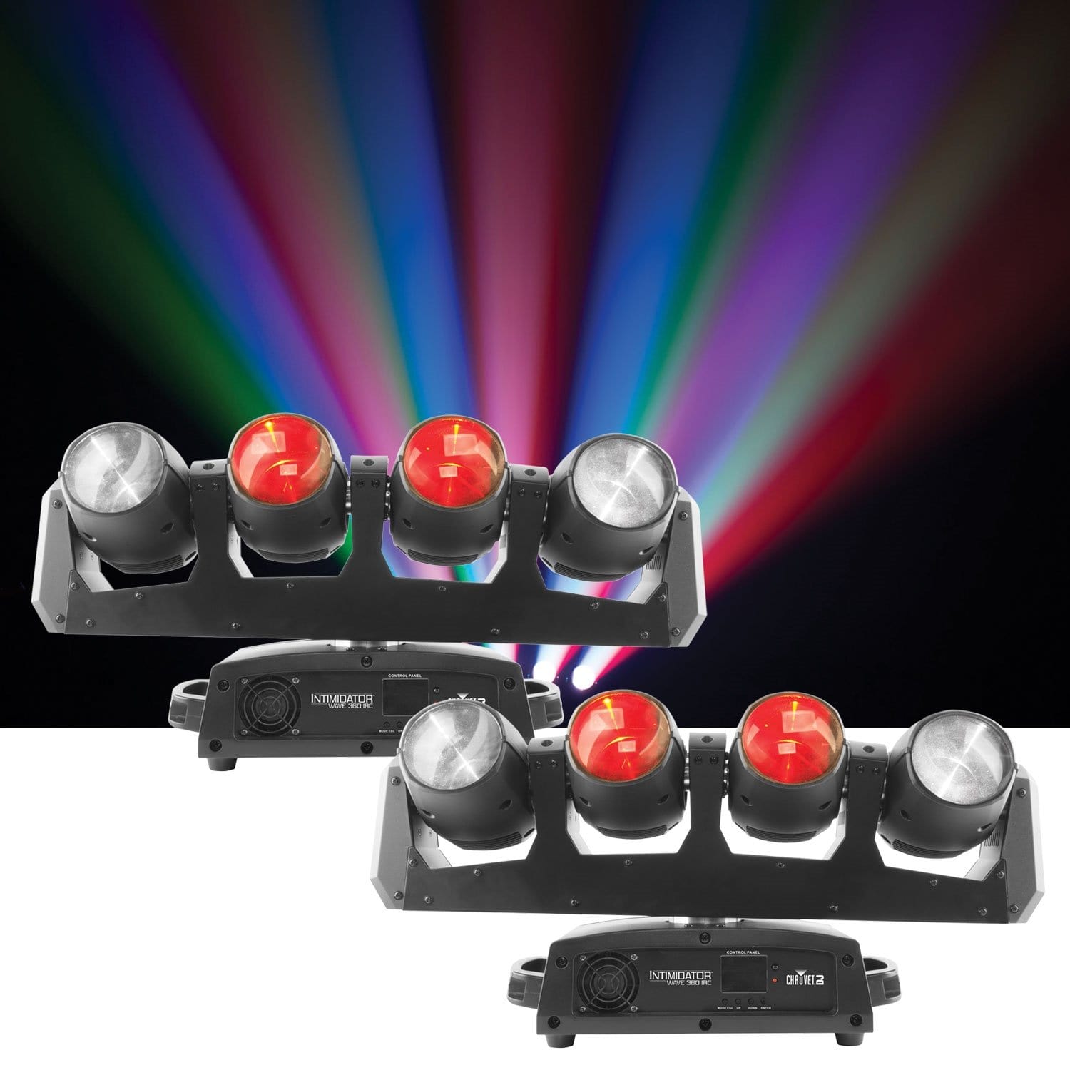 Chauvet Intimidator Wave 360 IRC LED Moving Head Light 2-Pack - PSSL ProSound and Stage Lighting