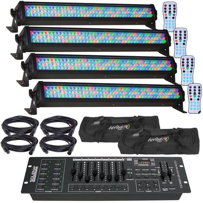 ADJ American DJ Mega Bar 50RGB RC LED Bar Light 4-Pack Lighting System - PSSL ProSound and Stage Lighting
