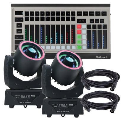 Blizzard Hypno Spot Moving Head 2-Pack with Martin DMX Controller - PSSL ProSound and Stage Lighting