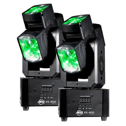 ADJ American DJ XS-400 4x10-Watt RGBW Moving Head Light 2-Pack - PSSL ProSound and Stage Lighting