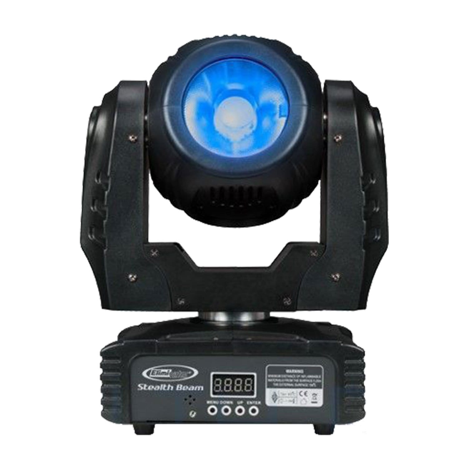 Eliminator Stealth Beam LED Moving Head Light 4-Pack with Cables - PSSL ProSound and Stage Lighting