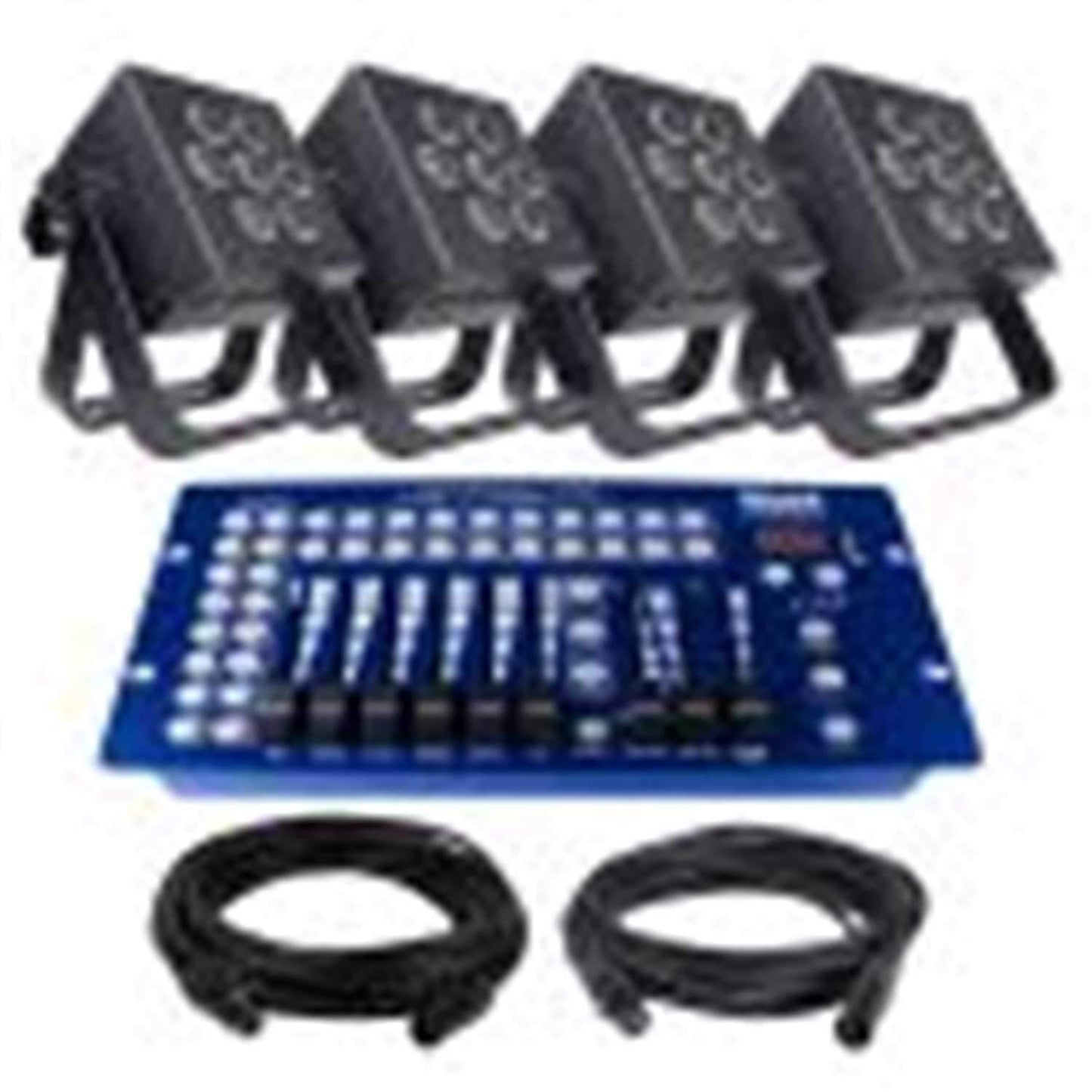 Blizzard HotBox 5 RGBAW LED Wash 4-Pack Lighting System - PSSL ProSound and Stage Lighting