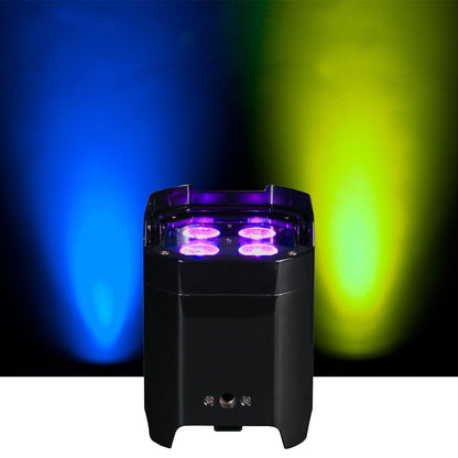 ADJ American DJ Element HEX Wireless Wash Light 6-Pack with PC6 Case - PSSL ProSound and Stage Lighting