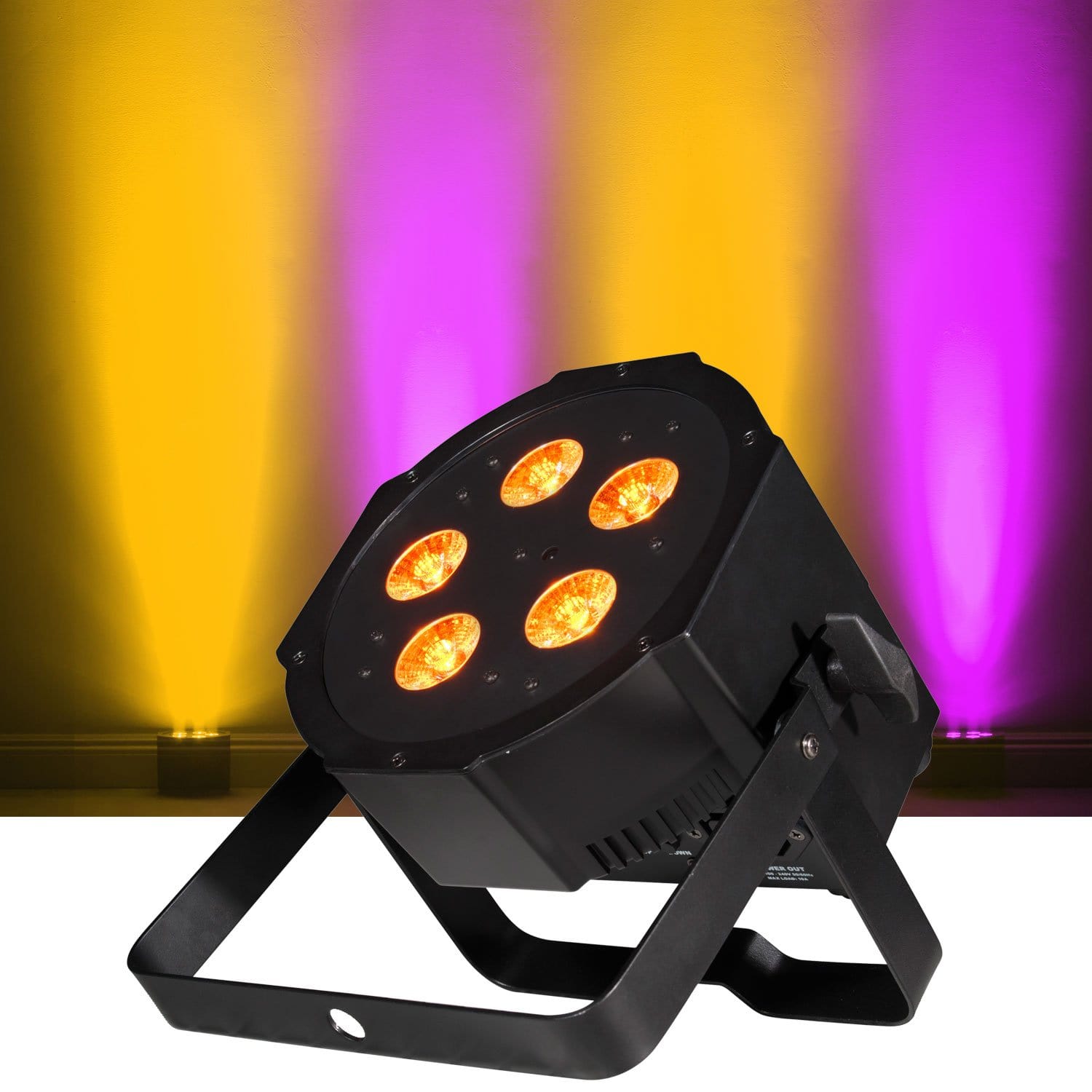 ADJ American DJ Mega QA Go RGBA Par56 LED Light 4-Pack with Shield - PSSL ProSound and Stage Lighting