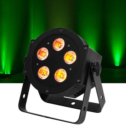 ADJ American DJ 5P HEX RGBAWUV LED Par Wash Light 4-Pack with Gator Bag - PSSL ProSound and Stage Lighting
