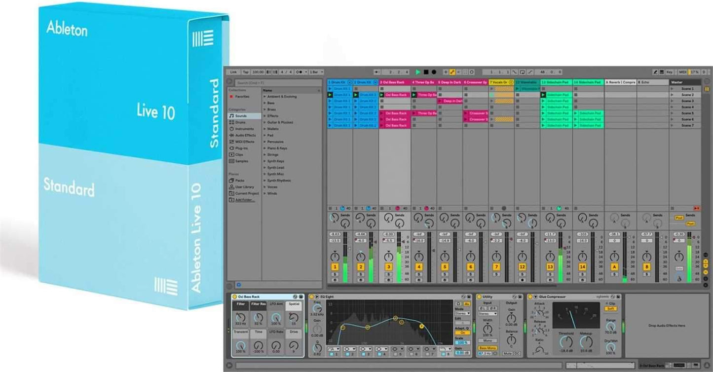 Ableton Live 10 Standard Edition Boxed Software - PSSL ProSound and Stage Lighting