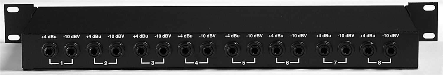 EBTECH LLS8 8 Ch Rack Line Level Shifter XLR - PSSL ProSound and Stage Lighting