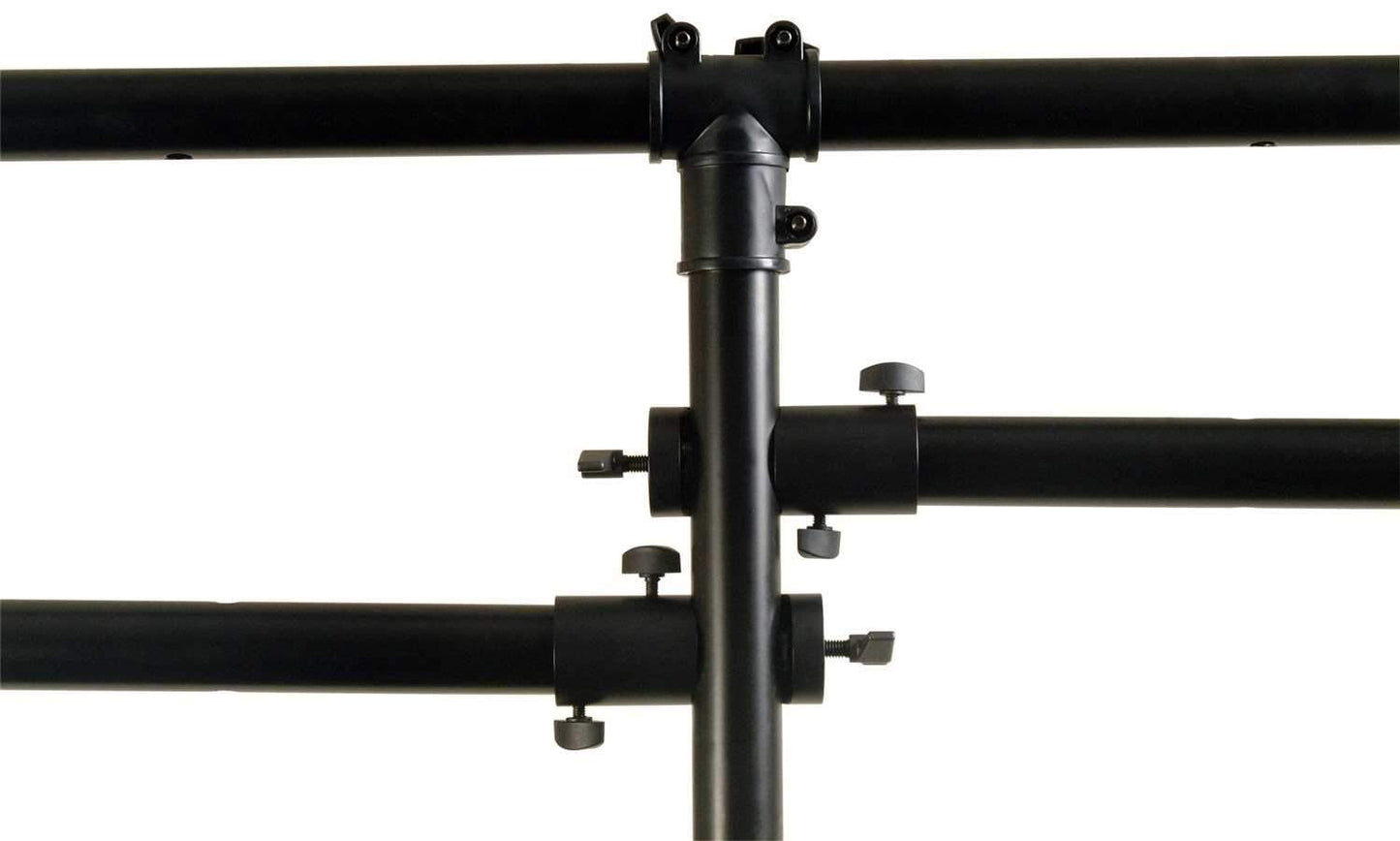 On Stage LS7720QIK 10 Foot Light Stand with 2 Bars - PSSL ProSound and Stage Lighting