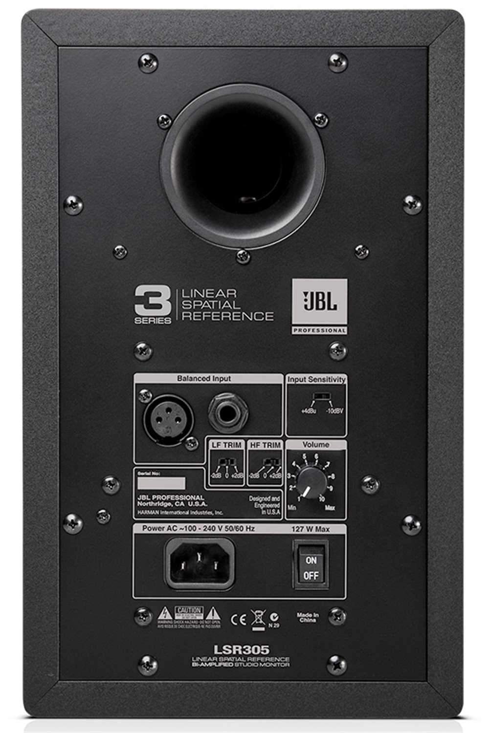 JBL LSR305 5-Inch Powered Studio Monitor (Each) - PSSL ProSound and Stage Lighting