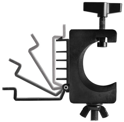 On-Stage LTA4880 Clamp for 1.5 or 2 Inch Tube with Cable Organizer (Pair) - PSSL ProSound and Stage Lighting