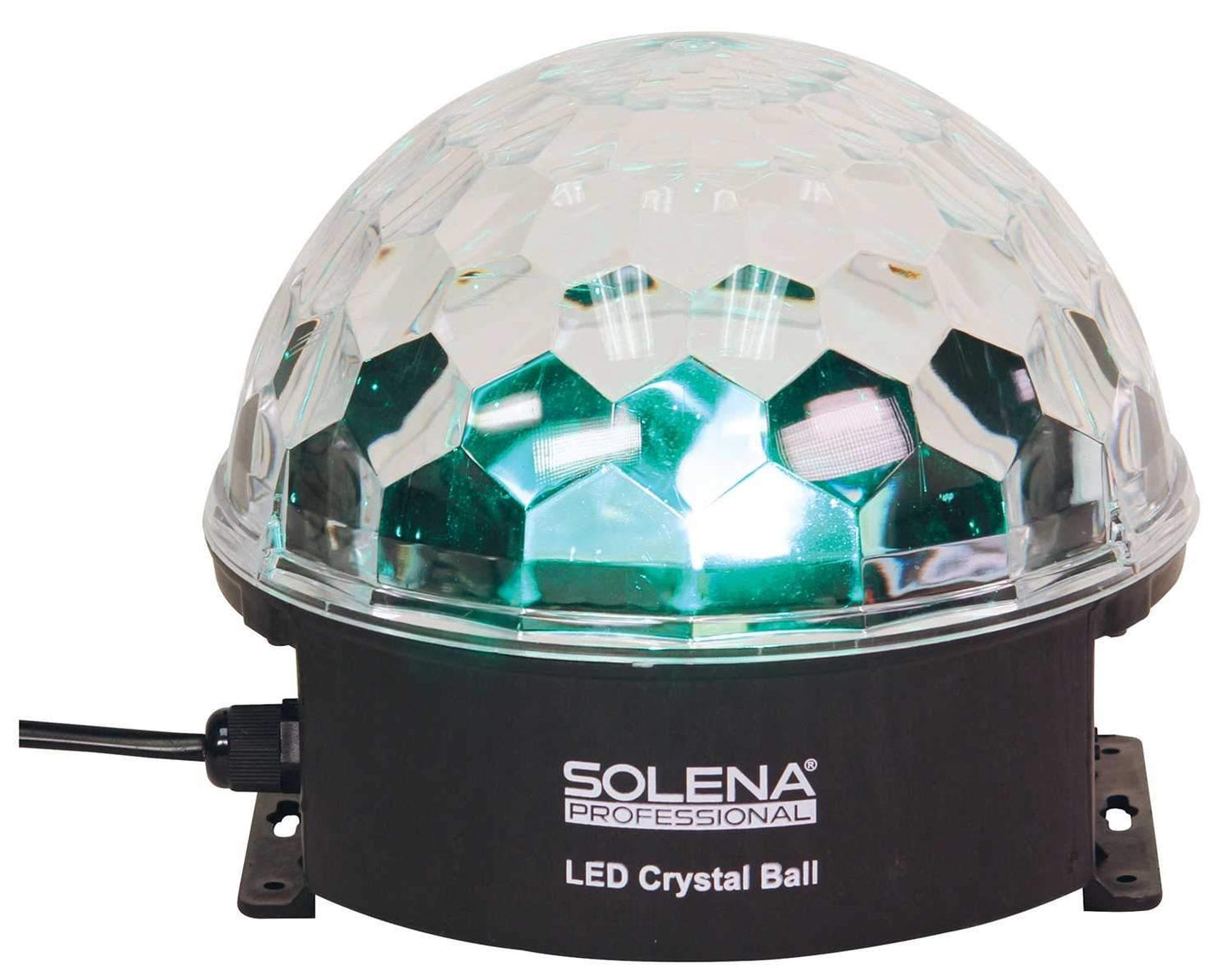 Solena LED Crystal Ball Effect Light with Remote - PSSL ProSound and Stage Lighting