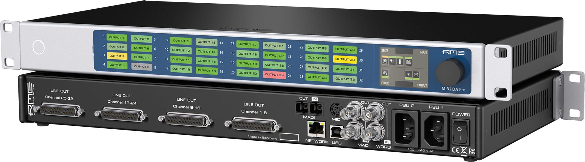 RME M32 DA Pro 32-Channel High-End 192 kHz DA Converter - PSSL ProSound and Stage Lighting