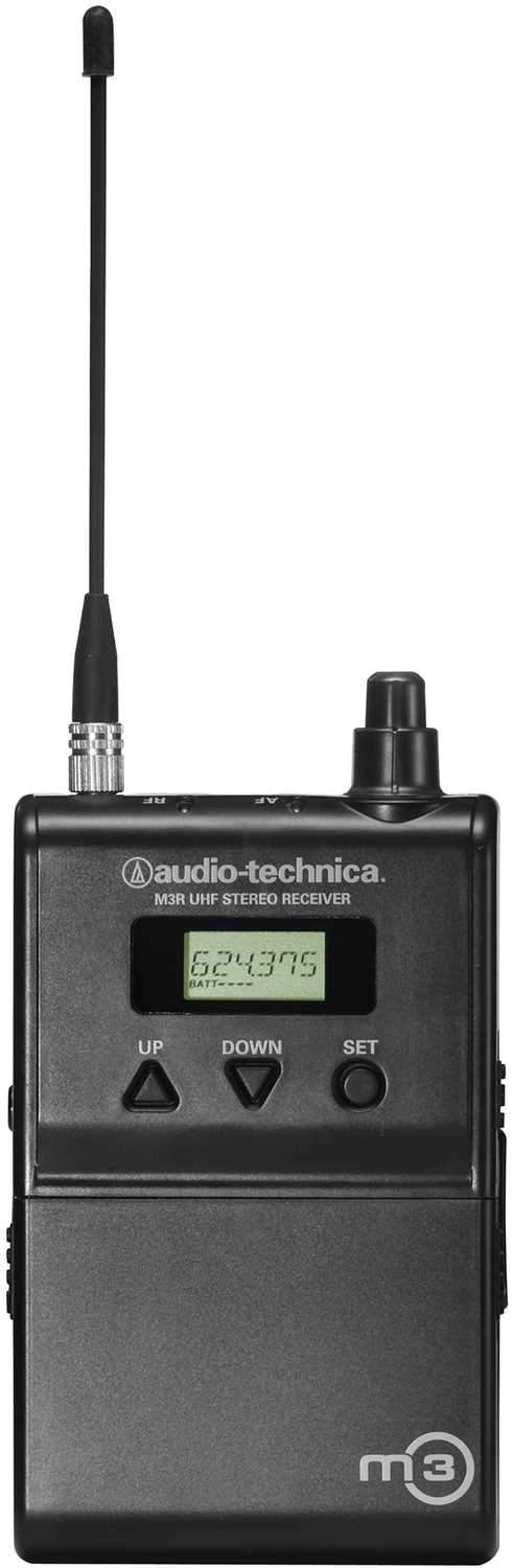 Audio Technica M3R Bodypack Stereo In-ear Monitor Receiver - PSSL ProSound and Stage Lighting