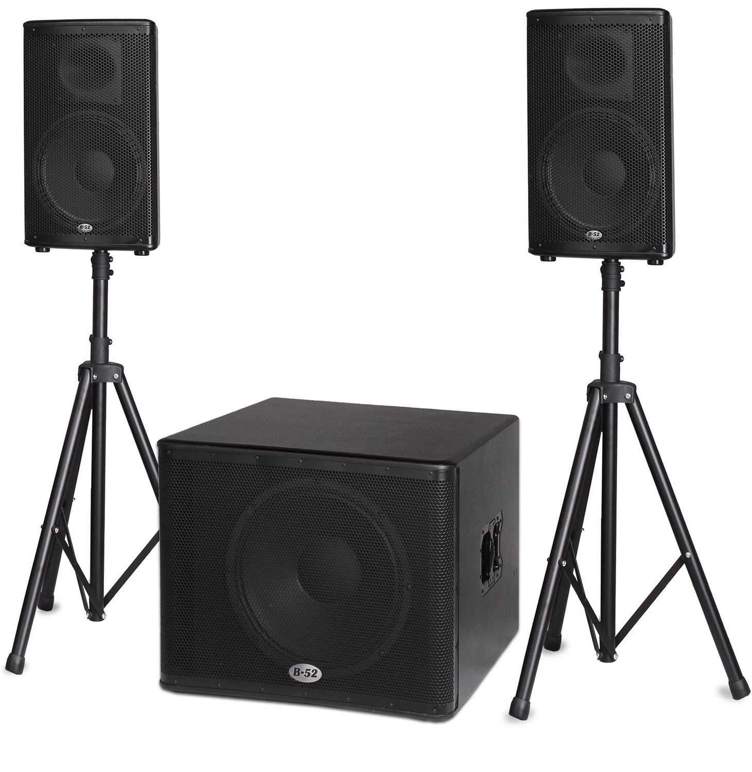 B-52 Matrix 2500 Complete 3 Pc Powered PA System - PSSL ProSound and Stage Lighting